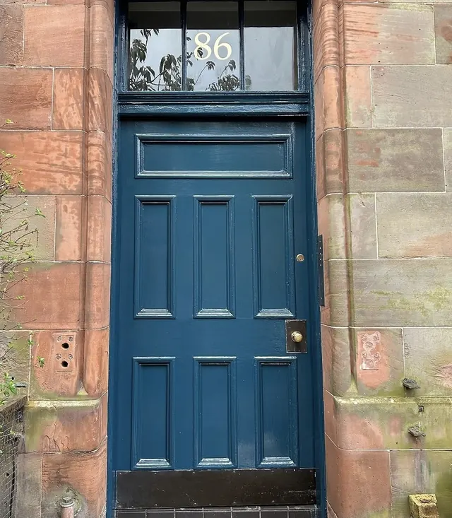 After: Exterior front door